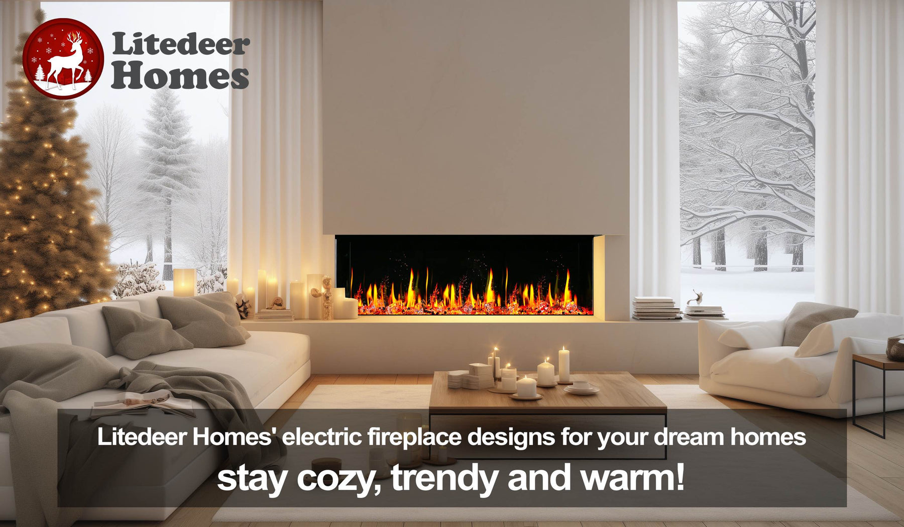🔥Exclusive Offer for Interior Designers, Builders, and Developers! Save 15% on Litedeer Homes Smart Electric Fireplaces, Jan 18 - Jan 31, 2024