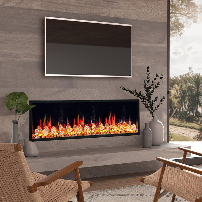 Litedeer Latitude 55" Smart Control Electric Fireplace Wifi Enabled - ZEF55VC - Litedeer Homes