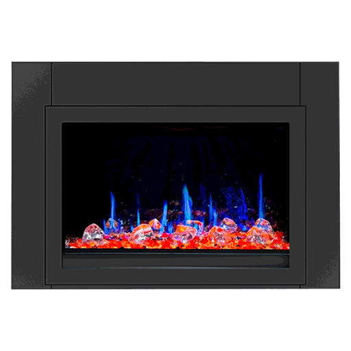LiteStar 38" Smart Electric Fireplace Insert with App Diamond-like Crystal - (ZEF38VC-C) - Litedeer Homes