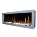 Litedeer Gloria II 58" Smart Push-in Electric Fireplace with App - ZEF58VS, Silver - Litedeer Homes
