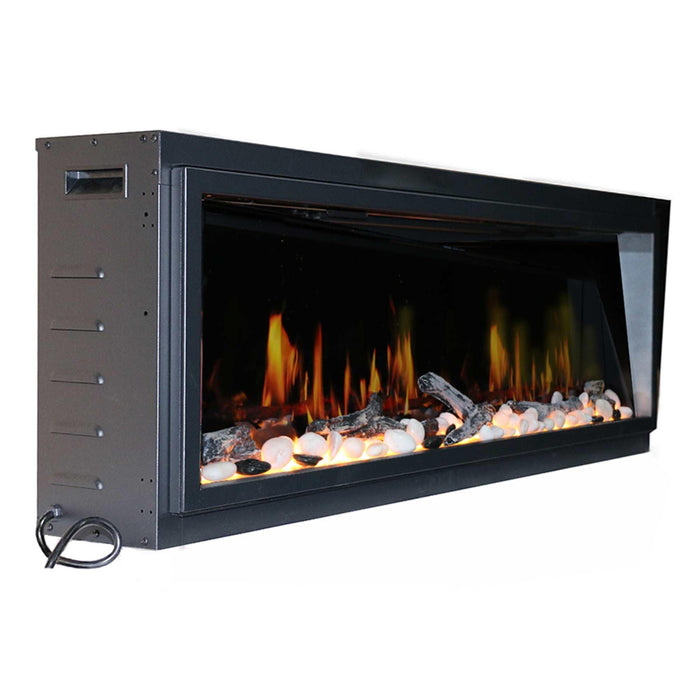 Litedeer Latitude 45-in Smart Built-in Electric Fireplace with App - ZEF45X, Black