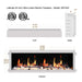 Litedeer Latitude 45" Ultra Linear Electric Fireplace with Smart App - ZEF45X Black - Litedeer Homes