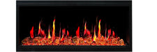 Litedeer Latitude ZEF45XA 45 inch Smart Electric Fireplace with app realistic flame Black - Litedeer Homes