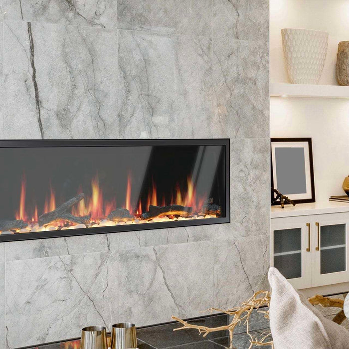 Litedeer Latitude 55-in Smart Built-in Electric Fireplace with App - ZEF55V