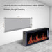 Litedeer Homes Latitude 65" Smart Electric Fireplace with crackling sounds - ZEF65XA - Litedeer Homes