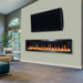 Litedeer Latitude 78-in Smart Control Electric Fireplace with App-ZEF78VC, Black