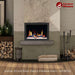 LiteStar 33 inch Wifi Smart Electric Fireplace Insert with App Crackling Sounds - ZEF38VC33, Black - Litedeer Homes
